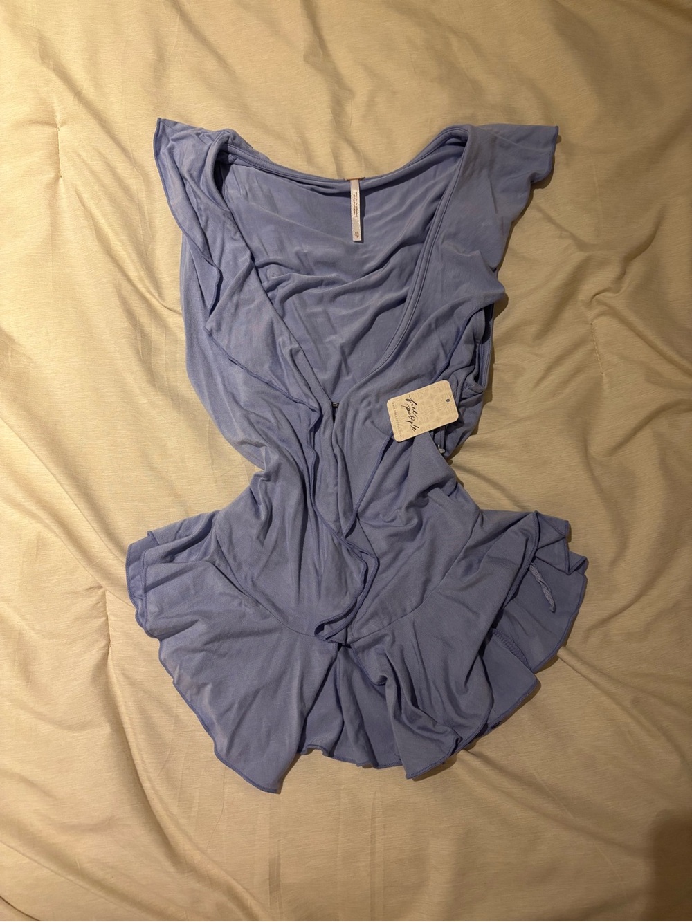 Light Periwinkle Blue Flowy Tank